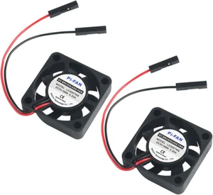 2pcs Raspberry Pi 4B Fan DC Brushless Cooling Fan 3.3V 2pcs rpi cooling fans - Picture 1 of 9