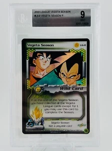 1x DBZ CCG VEGETA TEMPORADA L6-0 FOIL LEAGUE PROMO VEGETA TEMPORADA LIMITADA BGS 9 - Imagen 1 de 1