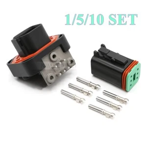 6 Pin Deutsch DT13/06 PCB Panel Male&Female Connector Kit DT13-6PB/DT06-6S-E004 - Picture 1 of 5