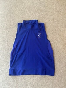 Camiseta sin mangas de tenis Nike Dry Chassent DRI-FIT elegante azul real para mujer/niña $55 grande - Imagen 1 de 12