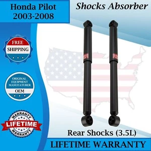 KYB Genuine OEM Rear Shocks For 2003-2008 Honda Pilot Lifetime Warranty - Picture 1 of 7