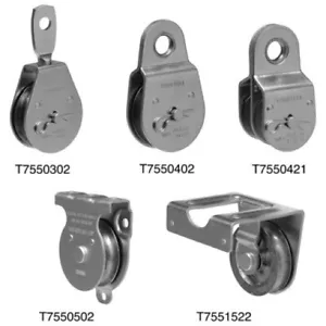 Campbell T550302 2" Swivel Eye Single Sheave Heavy Duty Steel Pulley - Picture 1 of 1