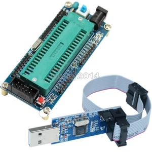 ATmega32 ATMEGA16 Minimum System Board +10Pin USB ISP USBasp Programmer Cable - Picture 1 of 13