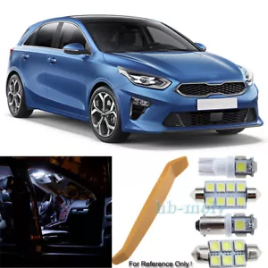 For KIA Ceed LED Interior Light Kit Hatch Proceed JD 7 SMD Pure White 2012-2018 - Picture 1 of 10