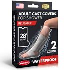 100% Waterproof Cast Covers for Shower Leg -ã€Watertight Sealã€'- Reusable 2...