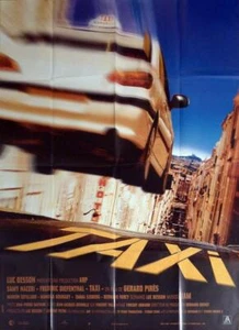 TAXI - AUTO / MARSEILLE / COTILLARD - ORIGINAL GROSSES FRANZÖSISCHES FILMPLAKAT - Bild 1 von 1