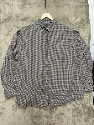 Camisa de vestir Arrow para hombre 2XL 18,5 multicolor cuadrada clásica manga larga Foto 1 de 4