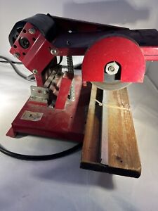 The Power Miter saw cuts metal, wood or plastic small unit for crafts