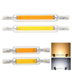R7s LED 78mm 118mm Tubo de Vidrio Bombilla Regulable COB Bombilla Reemplazar Lámpara Halógena - Imagen 1 de 24
