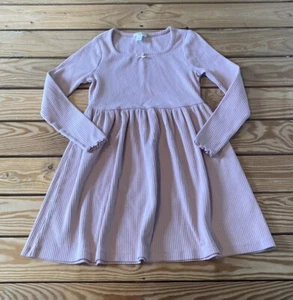 Crewcuts Girl’s Ribbed Long sleeve dress size 7 Pink M5 - Picture 1 of 8