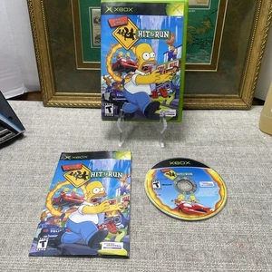 The Simpsons: Hit & Run (Microsoft Xbox, 2003) Game Complete w Manual Tested - Picture 1 of 7