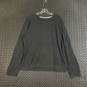 Rag & Bone New York Standard Issue dunkelgrau Baumwollmischung Langarmshirt Gr. M - Bild 1 von 7