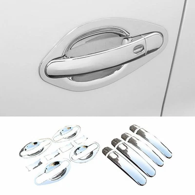 Door Bowl Cup Handle Cover Trim 16PCS For Volkswagen Tiguan 2013-2016 Chrome ABS - Изображение 1 из 4