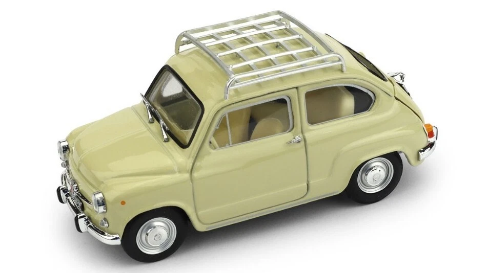 FIAT 600 D FANALONE 1965 BEIGE SABBIA 1:43 - Immagine 1 di 1