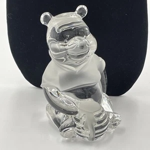 Estatuilla de cristal de plomo casa princesa cristal 'Winnie the Pooh' hecha etiqueta en Alemania - Imagen 1 de 8