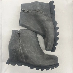 Sorel Damenstiefel verlängert Joan of Arctic Keilabsatz Reißverschluss US 8,5 UK 6,5 EU 39,5 - Bild 1 von 7