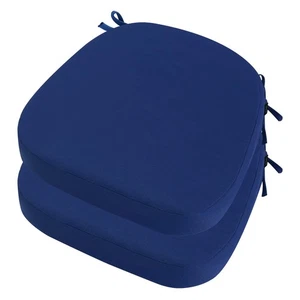 Outdoor Chair Cushions Set of 2, 17" x 17" x 3" Thick Patio Furniture Outdoor... - Picture 1 of 8