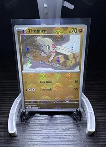 Pokemon TCG Black Bolt Timburr Pokeball Finish Englisch 047/085 Scarlet & Violet - Bild 1 von 3