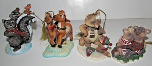 Bradford Editions Let Heaven And Nature Sing Ornament Lot of 4 (A4) - Bild 1 von 4