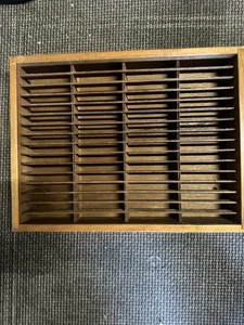 Napa Valley Box Company 64 cinta de casete soporte de pared de almacenamiento de madera envío gratuito - Imagen 1 de 11