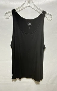 Cozy Earth Womens L Soft Black Tank Top - Picture 1 of 9