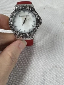 Coldwater Creek Cuff Bracelet Quartz Analog Women's Watch Sz. 6 1/4 Need Battery - Picture 1 of 11