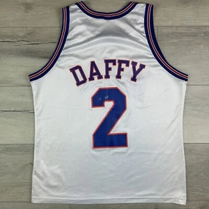 VINTAGE DAFFY DUCK #2 TUNE SQUAD CHAMPION JERSEY 48 Space Jam Jordan Basketball - Picture 1 of 7
