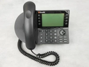 Shoretel IP 480 IP480 VoIP PoE hintergrundbeleuchtetes Display schwarz Büro Telefon - Bild 1 von 5