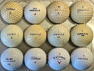 Colección de pelotas de golf de colección rara: Molitor Super-Flite Pro-Flite Top-Flite - Imagen 1 de 15