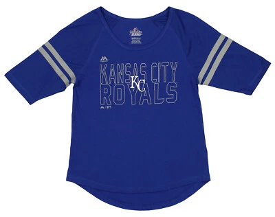 Camiseta Top Outerstuff MLB Juvenil Niñas Kansas City Royals Sección Diamante Equipo Foto 1 de 2