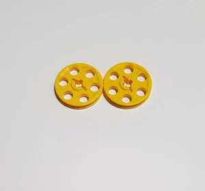 2 puleggia Lego Technic 4185 giallo tecnologia ruota motrice 418524 44494224 - Foto 1 di 2