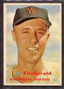 1957 Topps Set-Break #367 Ed Fitzgerald como nuevo *Jaysace* - Imagen 1 de 2