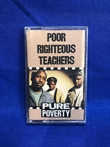 POOR RIGHTEOUS TEACHERS Cassette Tape PURE POVERTY Rap Hip Hop Old School - Picture 1 of 6