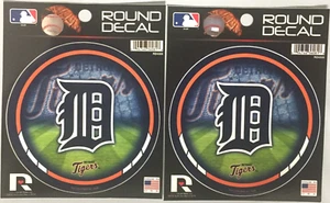 Detroit Tigers MLB Decal Car Window 4.5" Sticker Sports 2 PACK - Picture 1 of 1
