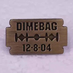 AMERICAN HEAVY METAL BAND PANTERA'S (DIMEBAG DARRELL) COMMEMORATIVE LAPEL PIN... - Picture 1 of 1