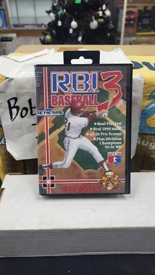 CIB R.B.I. BASEBALL 3 SEGA GENESIS VIDEO GAME COMPLETE IN BOX - Image 1 of 4