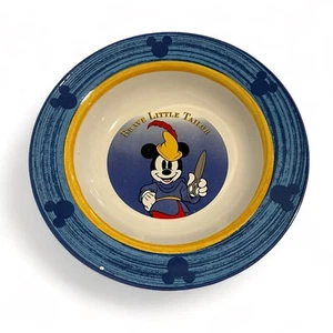 Disney BRAVE LITTLE TAILOR Stoneware Soup Bowls Mickey Mouse Sorcerer Serving - Picture 1 of 8
