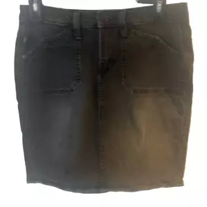 Pre Owned Women’s Rock & Republic Poison Denim Jean Mini Skirt Sz 6 Classic Rock - Picture 1 of 16