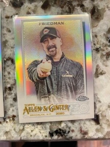 2020 TOPPS ALLEN & GINTER REFRACTOR CARD ROB FRIEDMAN #248 PITCHING ANALYST - Picture 1 of 1