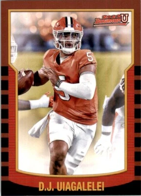 2022 Bowman University 2000 Insert D.J. Uiagalelei Rookie #2KB-2 NCAA Football - Image 1 of 2