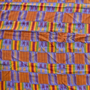 Kente Cloth Women's Ghana 73x39 inch - Picture 1 of 8