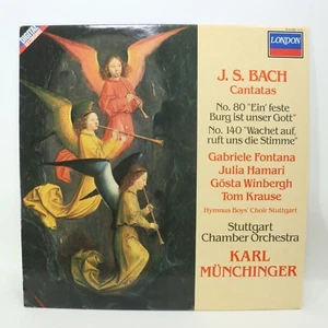 J.S. Bach Cantatas No 80  140 LP Munchinger Stuttgart Chamber London 1985 - Picture 1 of 4