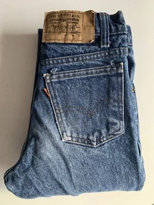 Vintage Levi’s Denim Jeans 718-0216 Student orange Label. 25W x 27L - Picture 1 of 10