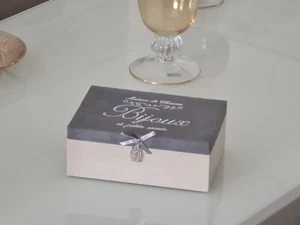 Cofanetto porta gioie in stoffa Maison Du Monde - Foto 1 di 4