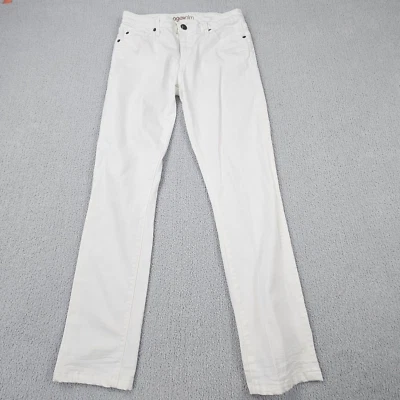 Pantalones de mezclilla para mujer Agave Nectar talla 29 (29x29) blancos clásicos ajustados tiro medio elásticos Foto 1 de 4