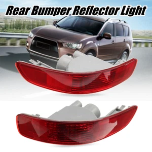 2X Rear Bumper Light Tail Fog Reflector Lamps For Mitsubishi Outlander 2007-2012 - Picture 1 of 8
