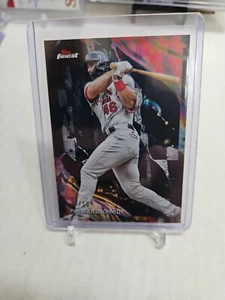 2024 Topps Finest Paul Goldschmidt #127 Uncommon Black Refractor 8/15 - Picture 1 of 4
