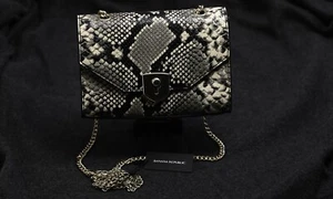 NWT banana republic handbag snake print chain strap - Picture 1 of 6