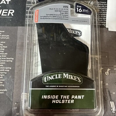 Funda Inside-the-Pants Uncle Mike cuadro mediano y grande autos 3-1/4" a 3-3/4" Foto 1 de 4