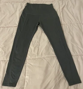 Leggings grises para mujer talla S hechos por ropa deportiva cintura alta longitud completa 2 bolsillos - Imagen 1 de 12